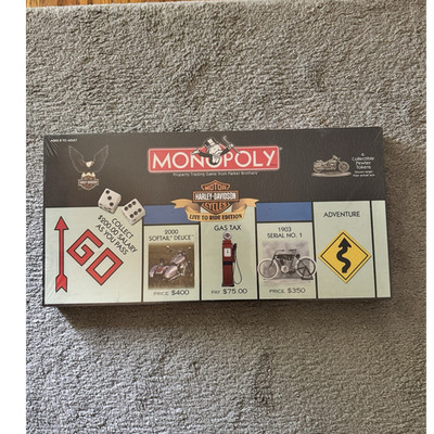 USAopoly Monopoly Harley-Davidson Live To Ride Board Game Pewter Tokens