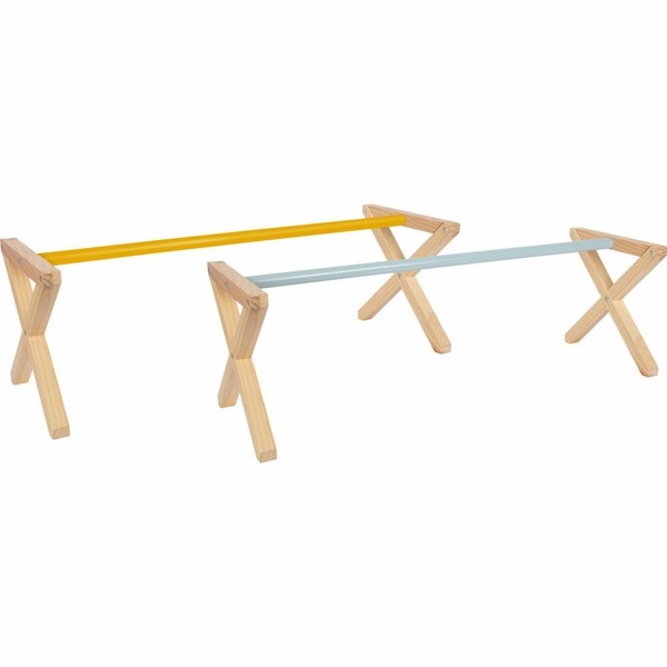 Legler small foot Cavaletti Hindernis-Set FüR Kinder, LaufhüRden, Ab 3 Jahren-image