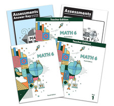 NEW BJU Bob Jones 6th grade MATH 6 Complete S...