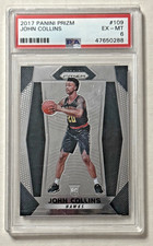 2017-18 Panini Prizm JOHN COLLINS #109 Rookie RC Basketball Card - Atlanta Hawks. rookie card picture