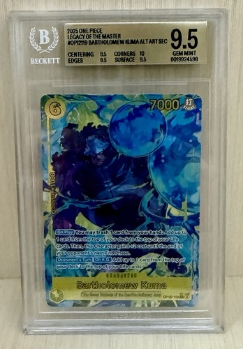 Bartholomew Kuma (Alternate Art) graded BGS 9.5 for sale on eBay