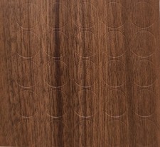 WALNUT TENESSEE x25 Self Adhesive Stick Furniture Sticker Screw Hole Cover 14mm