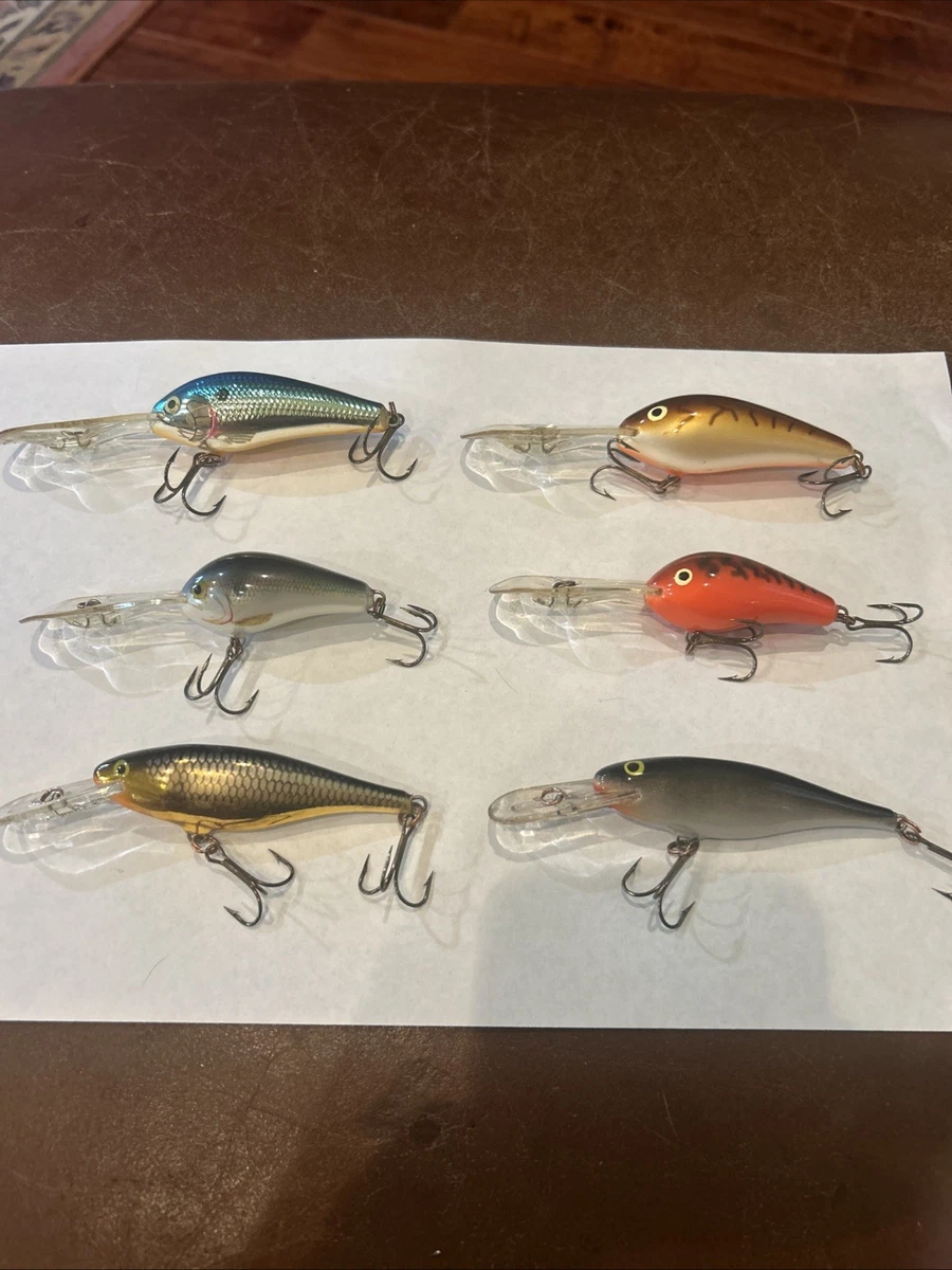 Assortiment de leurres de pêche Rapala Old Crankbait 23 pièces