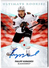 2020-21 UD Ultimate Collection Rookies Auto PHILIPP KURASHEV 134 86/299 Hawks RC