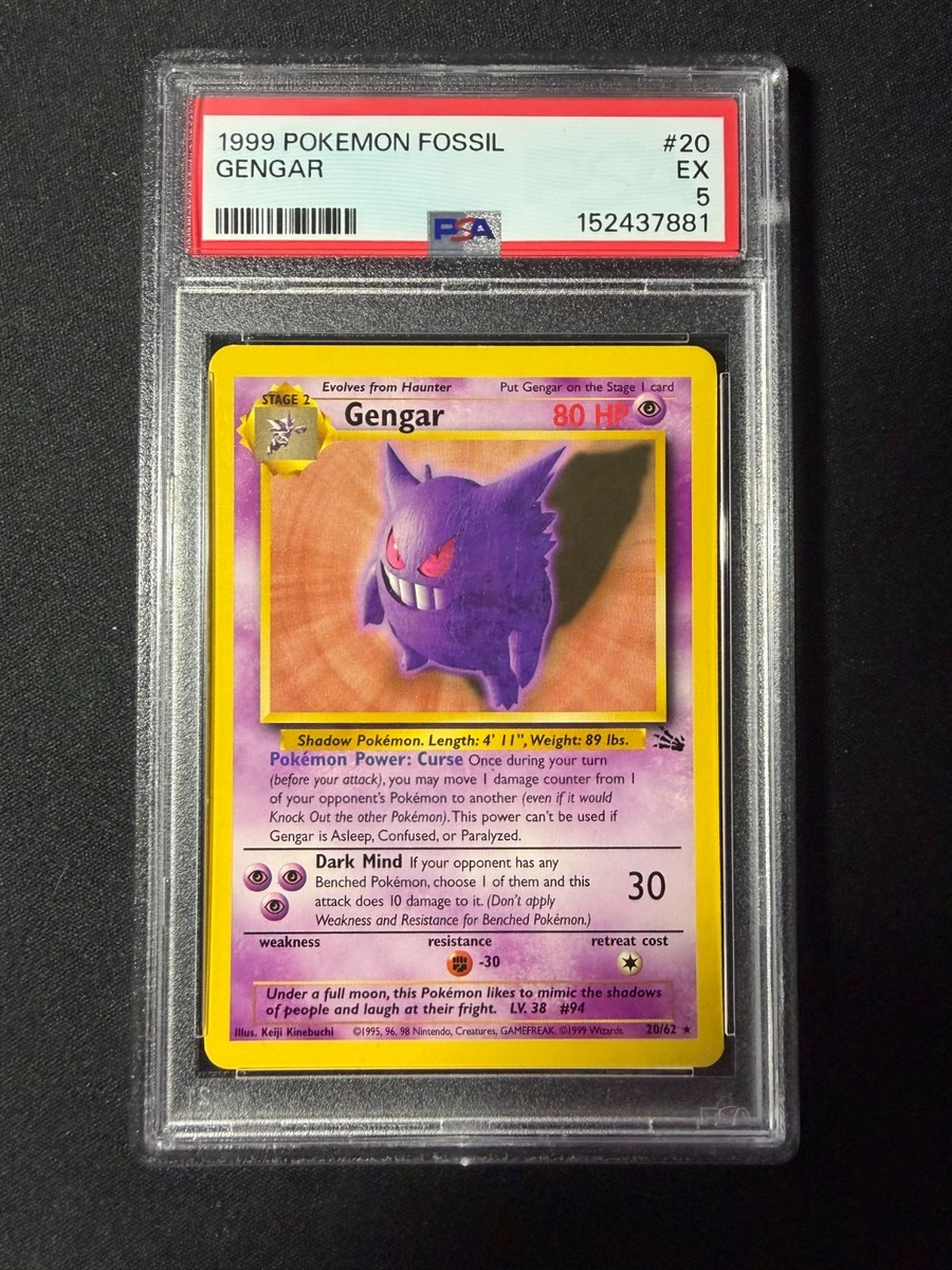 Gengar 20/62 Fossil Regular for sale online | eBay