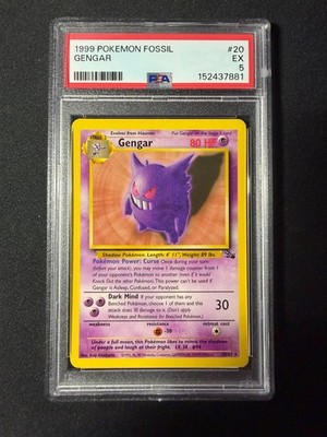 Gengar 20/62 Fossil Regular for sale online | eBay