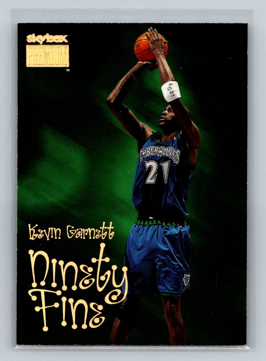 1998-99 SkyBox Premium Ninety Fine #218 Kevin Garnett Minnesota Timberwolves