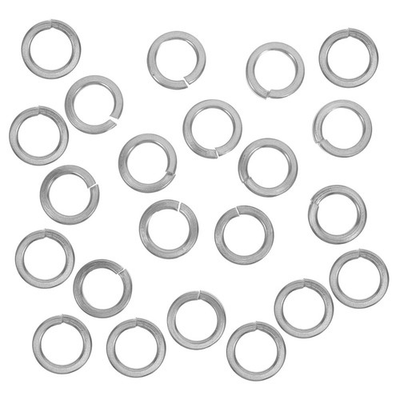#ad 100 Pcs Stainless Steel Spring Gasket Fastener Locking Washer Micro Washers $21.55