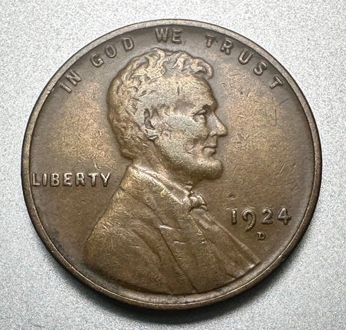 New Listing1924-D  LINCOLN CENT   VF   KEY DATE  #1948