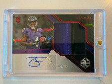 2023 Panini Red Limited Rookie Patch Auto /35 Zay Flowers