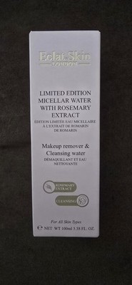 Eclat Skin London Limited Edition MICELLAR WATER W/ Rosemary Extract 3.38 Fl Oz