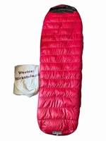 Western Mountaineering Sycamore MF Down Sleeping Bag 6' 6" Left Zip USA Made Red