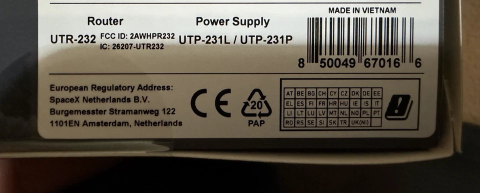 STARLINK Gen 3 Wireless Modem Router - Tri-Band - new in box - Image 3 of 4