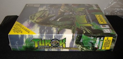 TUROK: DINOSAUR HUNTER PC BIG BOX WIN 95 3DFX FACTORY SEALED K-MART
