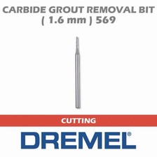 Dremel Grout Removal Bit 1.6mm Wall Floor Tile Rotary Tool Bathroom Kitchen 569