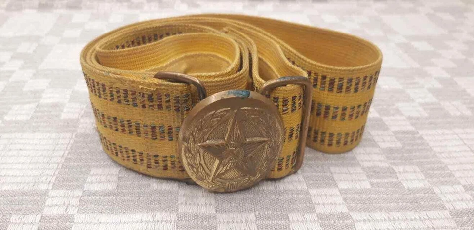 Vintage Officer's dress belt of the USSR - Image 2 of 4