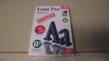 Font Pro Vol. 1 PC, Apple Factory Sealed, Vintage.