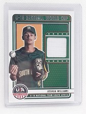 Joshua Williams 2023 Stars & Stripes - South Africa U-18 World Cup RELIC -