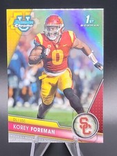 2023 Bowman Chrome U 190 Korey Foreman 1st Bowman USC  Football Card