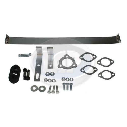 AA 1-1/2 Inch Black Sidewinder Exhaust System for VW Type 1 Bug AC251843 - Picture 3 of 3