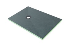 Image of Aica 40mm Height Wet Room Wetroom Shower Tray Kit With Waste Various Sizes