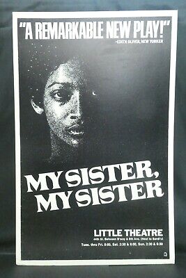My Sister My Sister Theater Broadway 2024 Window Card Poster 14