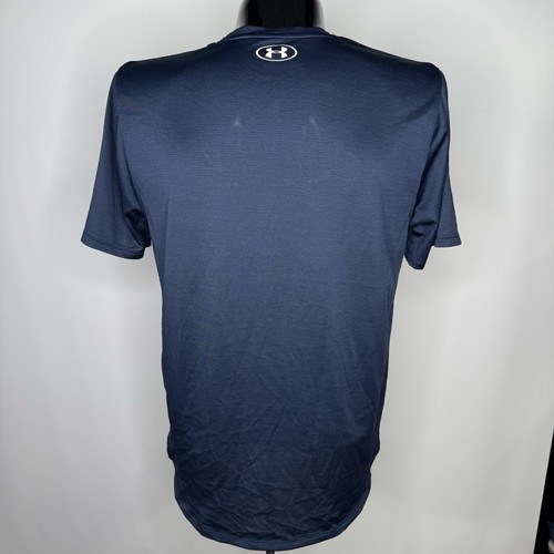 UNDER ARMOUR Shirt Herren Large blau T-Shirt Training HeatGear feuchtigkeitsableitend Fitnessstudio UA - Bild 3 von 6