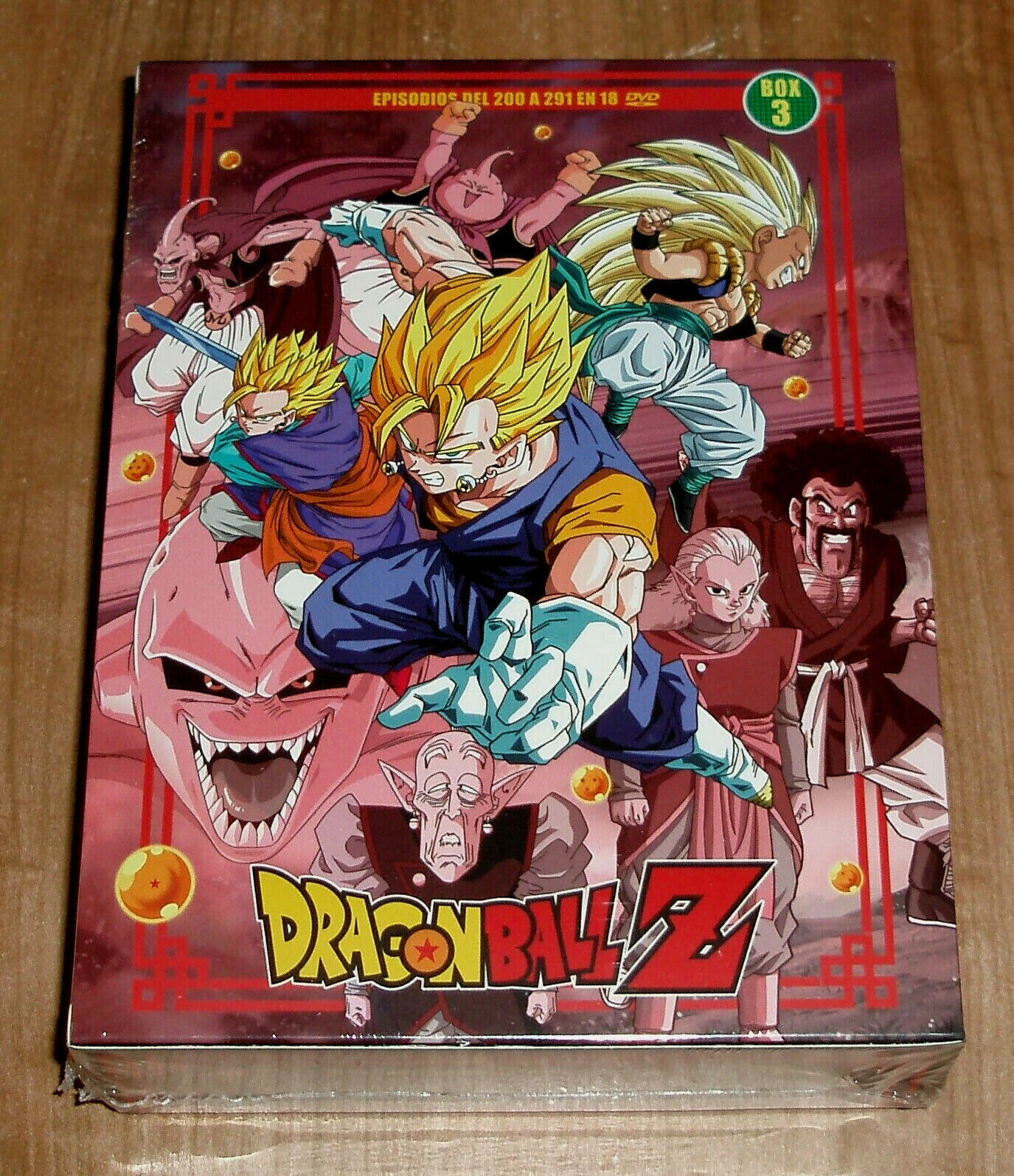 Dragon Ball Z Saga completo 18 DVD caixa 3 novos capítulos 200-291