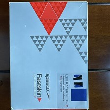 Speedo Male Size 27 Fastskin LZR Racer Elite2 Jammer Black/Sapphire