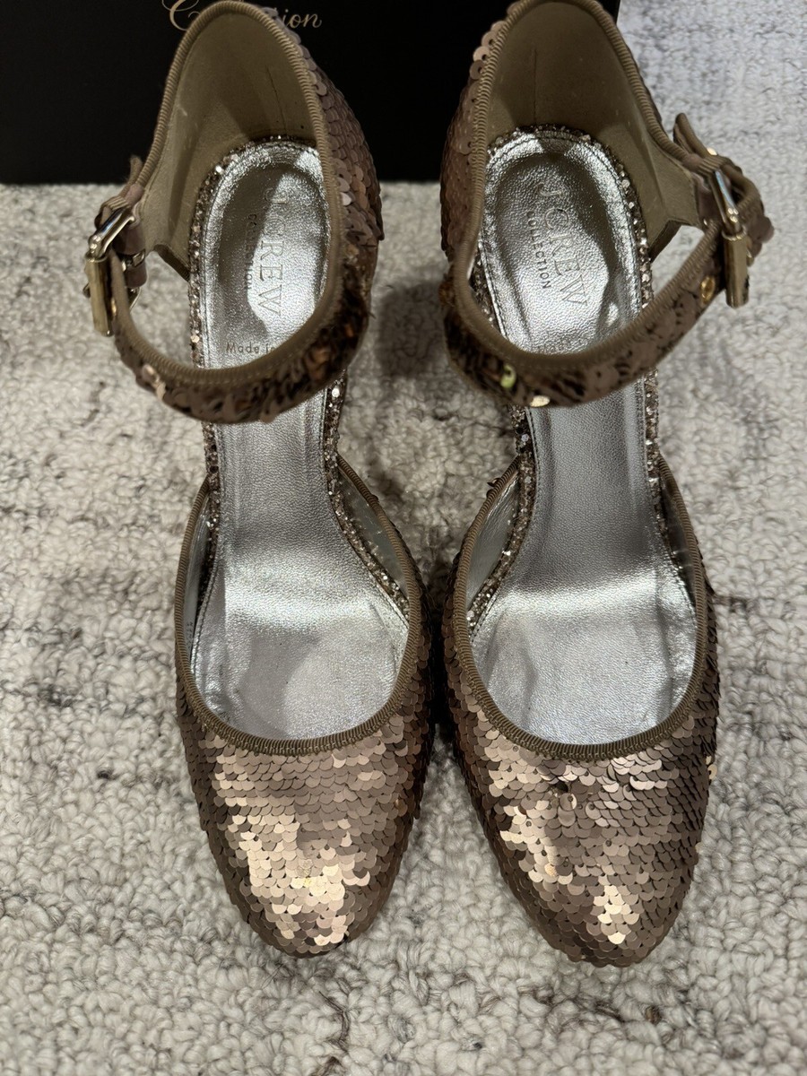 j crew glitter mary jane