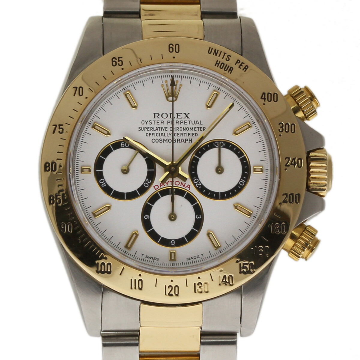Rolex Daytona 16523 inverted White X Serial 1991 WTY #159-1
