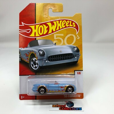 #ad #x27;55 Corvette * Light Blue * Hot Wheels Throwback Decades Target * WA201 $3.99