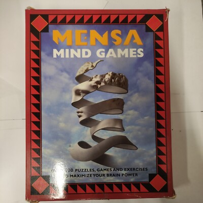 Mensa Denkspiele - Puzzles, Spiele & Übungen - Neu aber Karton wurde geöffnet 