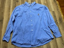 Tommy Hilfiger Shirt, Men's Size XL, Blue, Long Sleeve, Button Up