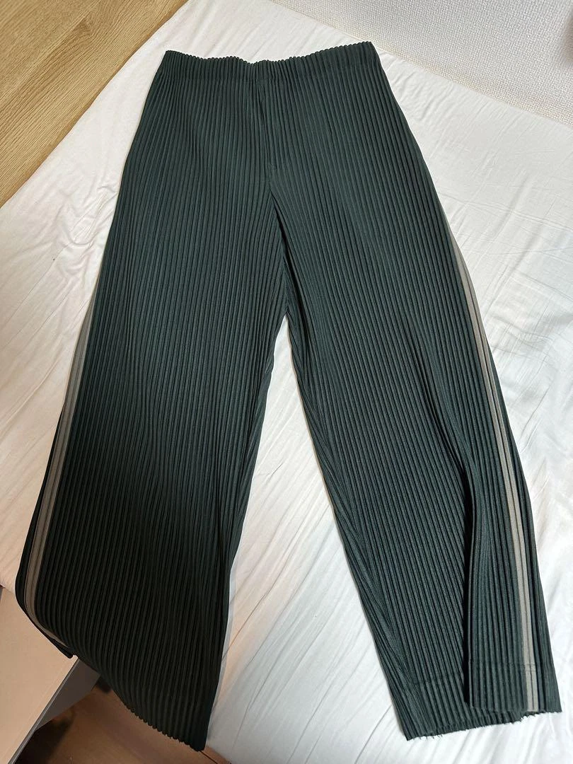 HOMME PLISSÉ ISSEY MIYAKE Side Line Pleated Pants Size 1 Men | eBay