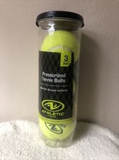 NEW Athletic Works Pressurized Tennis Balls for All Court Surfaces  3 Balls