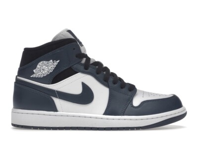 Air Jordan 1 Mid Armory Navy-Size 7Y (GRADE SCHOOL)