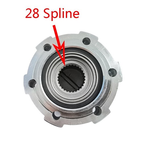 2pcs Manual Locking Hubs -28 Spline 40250-2S610 for Nissan D21 Base/SE/XE Pickup - Picture 5 of 8