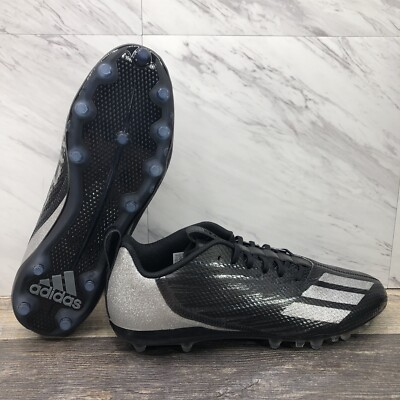 #ad adidas adizero Spark #x27;Black Night Metallic#x27; Football Cleats GV9085 Size 9.5 $39.99