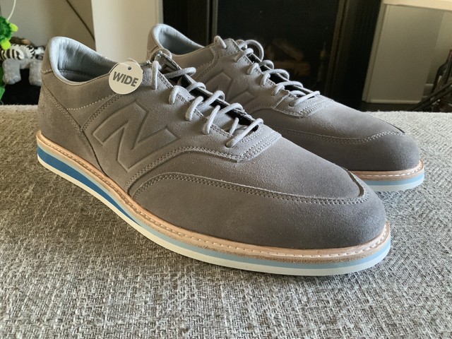 New Balance MD1100GY 4E 1100 Classic Leather Grey Oxford Shoes Menâs Size 10.5 | eBay
