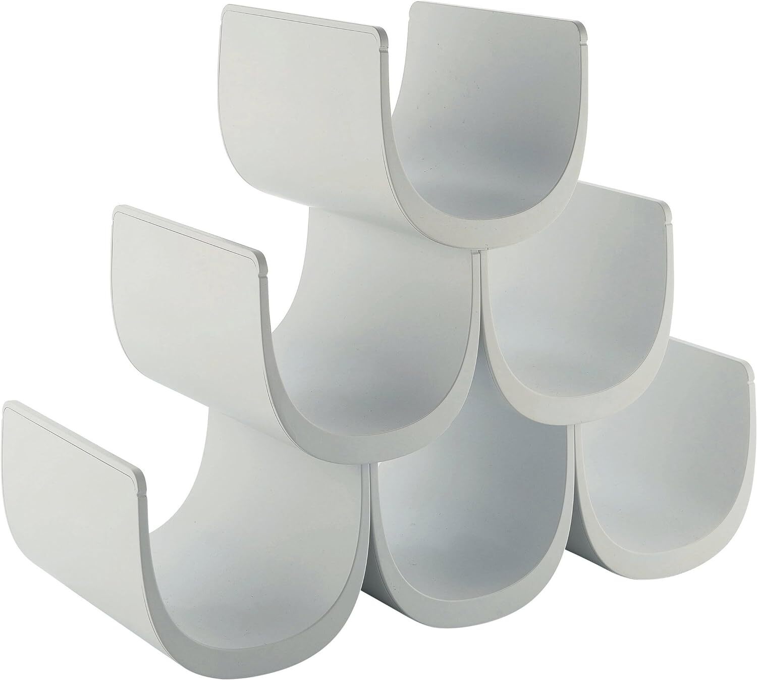 Alessi Noè GIA13 - Portabottiglie di Design in Resina Termoplastica, Bianco