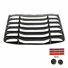 For 03-08 Nissan 350Z Matte Black Rear Windshield Louvers Cover ABS