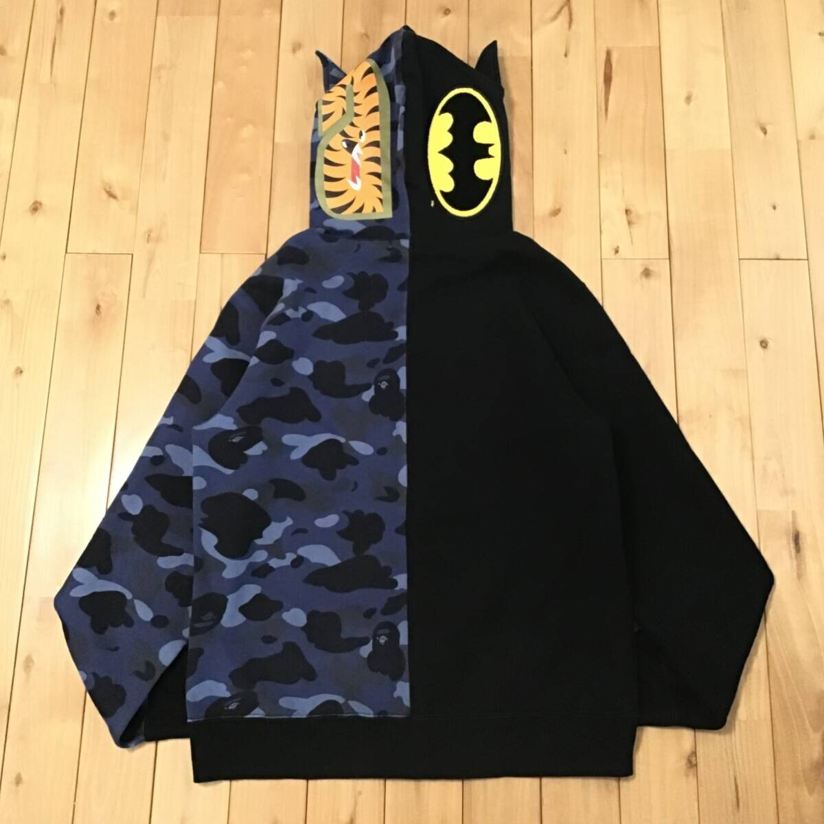 BAPE × DC comics Batman Shark full zip Hoodie A Bathing Ape Size