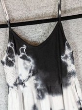 Vintage tie dye mini dress Mickie D spaghetti strap stretchy free size