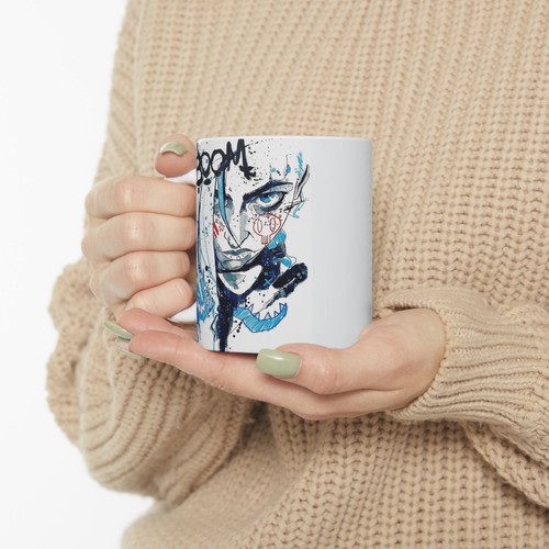 Jinx Arcane League of Legends Chaotic Graffiti BOOM Premium 11 oz Mug - 第 7/9 張圖片