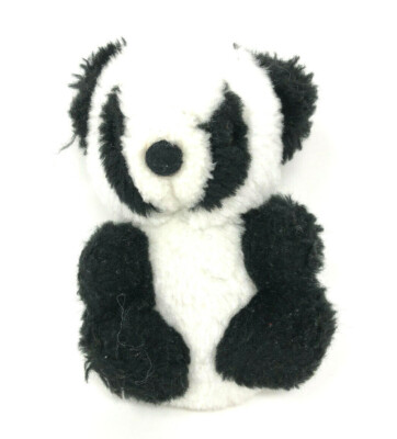 Kleiner Püsch Pandabär Stofftier ca. 11,5 cm groß
