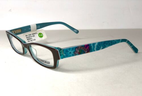New Skechers girls Eyeglasses teal Butterfly SK1587 45-16-125 FRAMES youth aqua - Picture 2 of 9