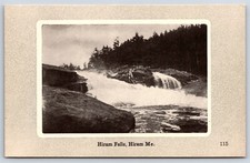 Postcard ME Hiram Falls Hiram Maine AX16