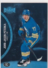 2021-22 NHL METAL UNIVERSE BLUE SPECTRUM RC JOHN-JASON PETERKA SKYBOX JC-1427