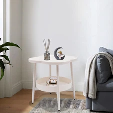 Office Floor Mount End Table Home Coffee Table Sofa Side Snack Table       US